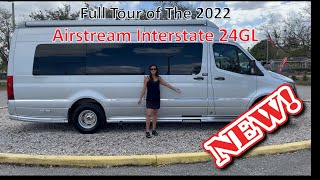 Tour the NEW 2022 Airstream Interstate 24GL BClass RV  Van [upl. by Tteraj462]