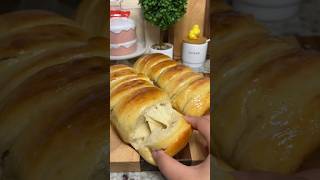 Soft condensed milk breadEasy recipe baking shorts bakingingredients [upl. by Sheaff]