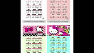 CALENDARIO 2005 para IMPRIME GRATIS [upl. by Ardnnaed]