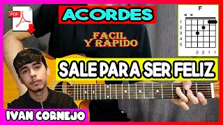 TUTORIAL Sale Para Ser Feliz Ivan Cornejo Guitarra Acordes [upl. by Adnavoj]