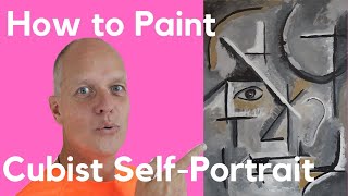 Easy Cubism Art Movement – Analytic Cubism vs Synthetic Cubism  Cubist portrait [upl. by Notelrac]