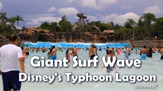 HD Giant Tidal Wave at Disneys Typhoon Lagoon  Americas Largest Wave Pool [upl. by Obola]