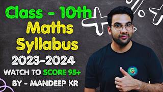 Class 10th Maths Syllabus 202324  CBSE  By GREENBoard [upl. by Ethelbert]