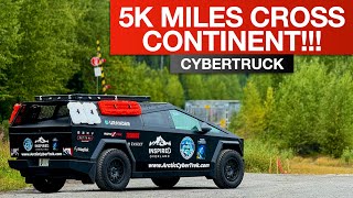 Tesla Cybertruck Road Trip Cross Country  OVER 5k Miles Florida to the Arctic Ocean [upl. by Aztiram606]