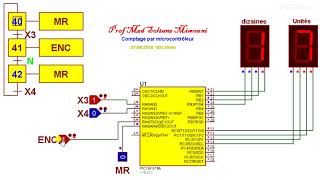 comptage par microcontrôleur bac2018 [upl. by Adnara]