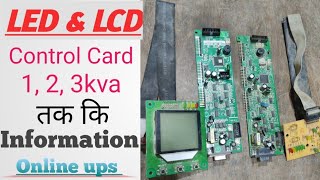 LED and LCD Control Card 123kva तक कि Information online ups  jitendraElectronicss [upl. by Ahsimac]