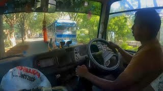 Driving a Fuso Bus on the Beautiful Katharagama Road  GoPro Hero [upl. by Velma566]