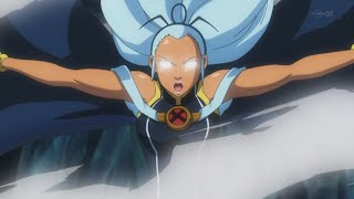 Storm  All Powers amp Fights Scenes  XMen Anime  Marvels Midnight Suns [upl. by Schertz]