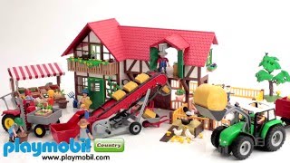 PLAYMOBIL Instruction  Large Farm 6120 [upl. by Ollie391]