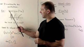 Example of Derivative with Discontinuity [upl. by Emerald]