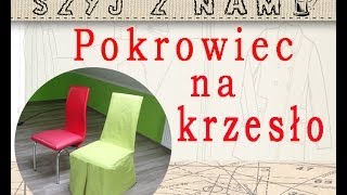 Pokrowiec na krzesło odc 1 Szycie krok po kroku dla początkujących [upl. by Kaltman]