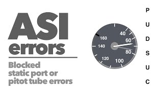 AIRSPEED INDICATOR ASI errors [upl. by Eikcuhc]