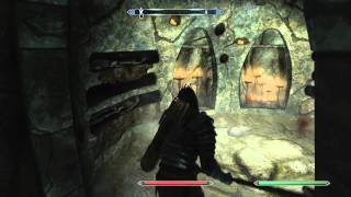 SKYRIM How Clear Saarthal Quest Commentary  Tutorial [upl. by Nyrtak972]