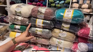 Lion Brand Yarns Haul Part 3 yarnhaul lionbrandyarn [upl. by Brana]