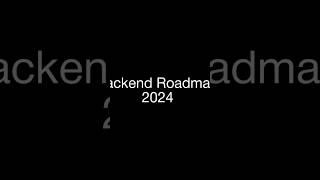 Backend Roadmap 2024trending codeing programminglanguage javascript shortvideo shortviralcode [upl. by Nahbois]