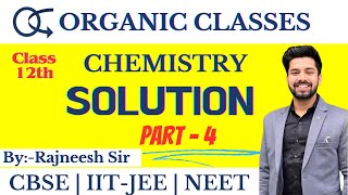 Solutions  Molarity  Part 4 Chemistry  Class 12th  CBSE  IITJEE  NEET  Rajneesh Sir [upl. by Hsu]