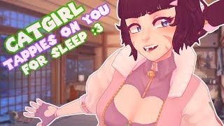 ASMR🐾Catgirl Tappies For Comfy Valentines Sleep [upl. by Larimer]