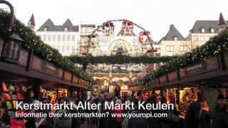 Kerstmarkt Alter Markt Keulen [upl. by Tremann842]