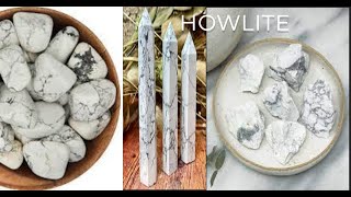 HOWLITE read the caption cabochons4salegemsworld jewelrymanufacturer howlite usagemstones [upl. by Phina]