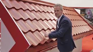 Modular metal roof tile Bratex Scandinavia® [upl. by Mathur]