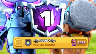 IM TOP1 IN THE WORLD🌏with god PEKKA BRIDGE SPAM deck🥺Clash Royale [upl. by Neened]