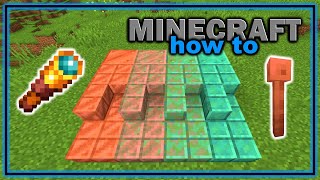 How to Craft and Use Copper in Minecraft 118  Easy Minecraft Tutorial [upl. by Jilly395]