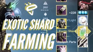 Destiny 1  Best Exotic Shards Farming Guide  Unlimited Exotic Shards Glitch [upl. by Haibot612]