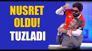 Rasim Ozan Nusret oldu Acılı Adanayı Abdülkerimin ağzına soktu Nusret Taklidi [upl. by Nosde]