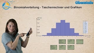 Binomialverteilung  Übungen mit Taschenrechner und Grafiken  Gymnasium Wissen [upl. by Reiniar]