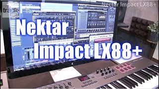 Nektar Impact LX88 Demo amp Review English Captions [upl. by Enilorak]