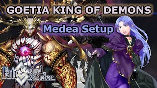 Goetia King of Demons Medea Setup  Solomon FGO NA [upl. by Lerual]