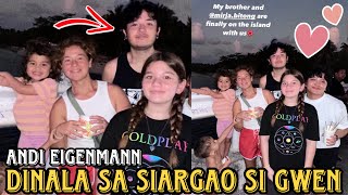 UPDATE ANDI EIGENMANN ISINAMA SA SIARGAO ANG KAPATID NA SI GWEN GARIMOND PINAGKAGULUHAN SA ISLA 😱 [upl. by Aileen]