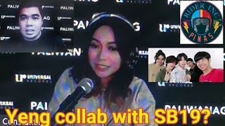 SB19 success may KOMENTO si Gloc9 YENG CONSTANTINO tinanong sa collab with SB19 [upl. by Frodin]