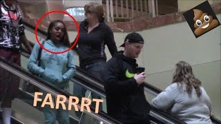 WET Farts on the Escalator Prank Nowhere to run Sharter Saturdays S1•Ep 32 [upl. by Vernita]