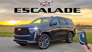 2022 Cadillac Escalade Sport Platinum  A 114000 Private Jet on Wheels Week Review [upl. by Larentia942]