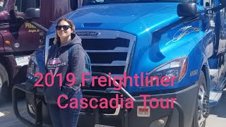 2019 Freightliner Cascadia Sleeper Interior Tour [upl. by Eyoj]