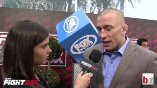 UFC on FOX Georges StPierre Interview [upl. by Eisiam]