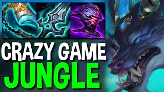 TRYING SO HARD TO CARRY TOXIC TEAM  Season 14 Warwick Jungle [upl. by Fugazy]