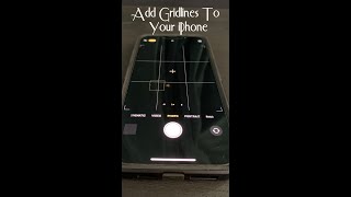 How to Enable Grid Lines on iPhone Camera [upl. by Felicle]