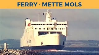 Classic Ferry Video 1996  Departure of ferry METTE MOLS in Ebeltoft MolsLinien [upl. by Aikram35]