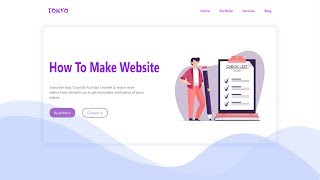 How To Create Website Using HTML CSS Bootstrap  Responsive Website Development Tutorials [upl. by Emalia9]