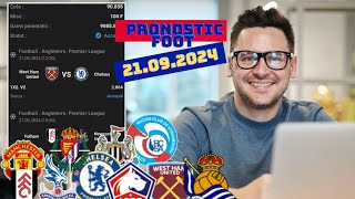 PRONOSTIC FOOT  Mes top 6 pronostic Football Du jour  SAMEDI 21092024 [upl. by Aruol]