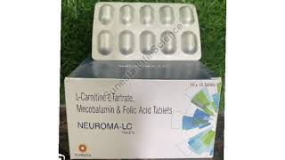 NEUROMA LC TABLETS LCarnitine LTartrate Mecobalamin amp Folic Acid Tablets [upl. by Nawek681]