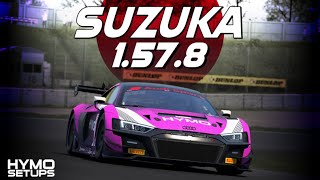 Suzuka Hotlap  SETUP  1578  Audi R8 LMS EVO II  Assetto Corsa Competizione v195 [upl. by Akiwak]