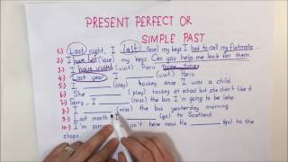 Present Perfect or Simple Past [upl. by Everrs]