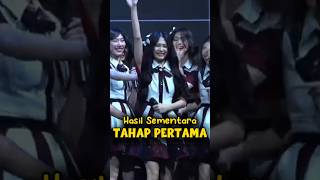 Hasil sementara SSK Single ke26 Tahap 1 JKT48 👏🏻 jkt48 melodylaksani shaniindira fenijkt48 [upl. by Conroy]