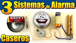 3 SISTEMAS de ALARMA Caseros cómo se hacen  Te Digo Cómo [upl. by Anuat]