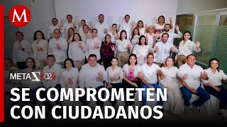 Gobernadora de Quintana Roo se reúne con candidatos electos [upl. by Hoes988]