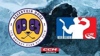 Reservoir Dogs VS Arctic Thunder  Div 2  15th September  IceHQ Beer League ice hockey [upl. by Stinson185]