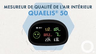 Comment utiliser le mesureur de qualité de lair QUAELIS 50 [upl. by Enieledam796]